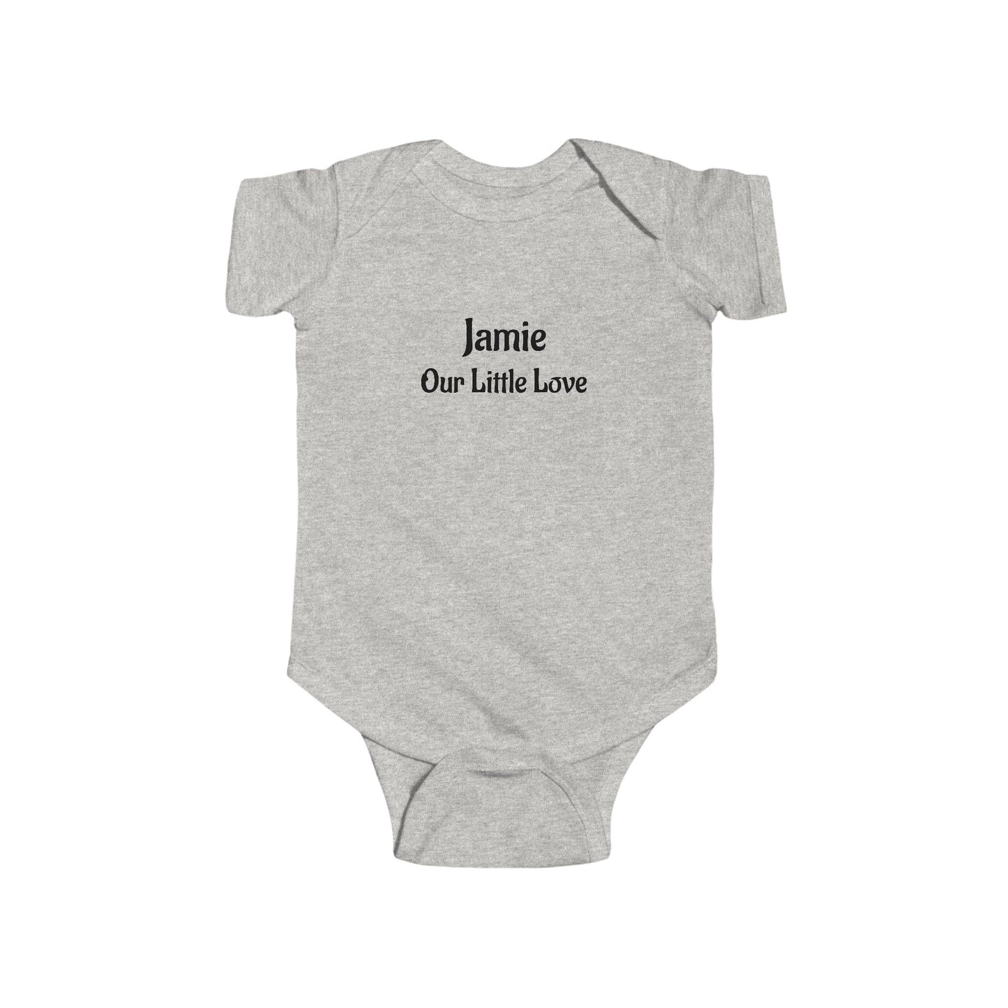 Personalized Baby Bodysuit "Jamie — Our Little Love"