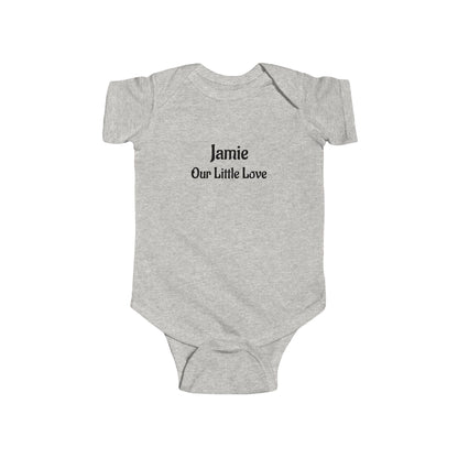 Personalized Baby Bodysuit "Jamie — Our Little Love"