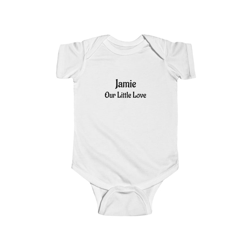 Personalized Baby Bodysuit "Jamie — Our Little Love"