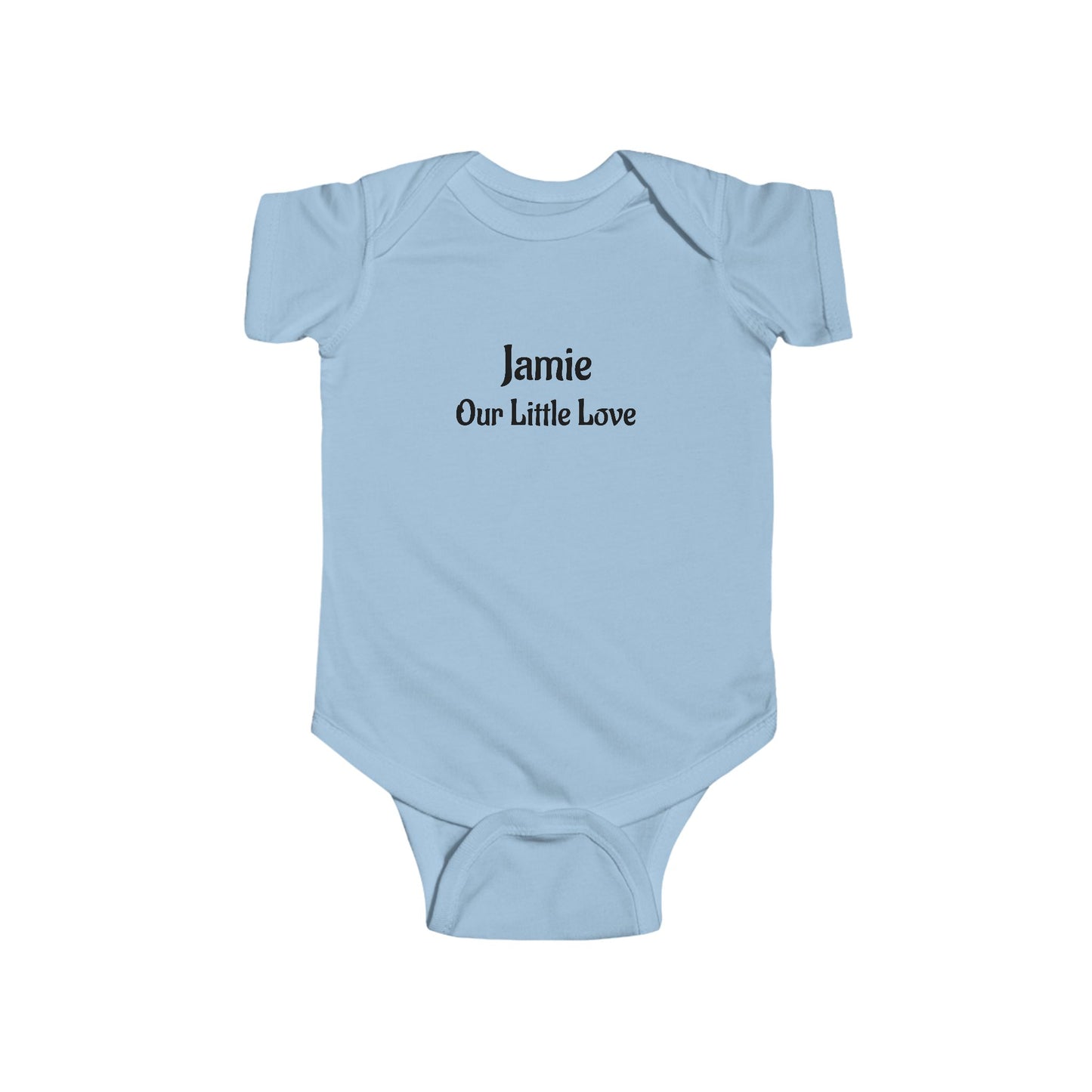 Personalized Baby Bodysuit "Jamie — Our Little Love"