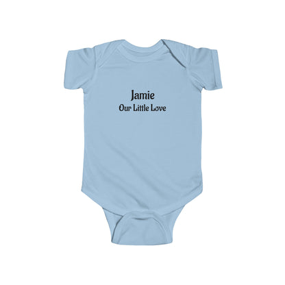 Personalized Baby Bodysuit "Jamie — Our Little Love"