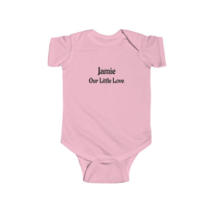 Personalized Baby Bodysuit "Jamie — Our Little Love"