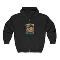 Zip Hoodie - "I Work Hard So My King Can Live Like A King" Retro Fishing Dad Gift