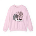 Crewneck Sweatshirt — "More Coffee Please" Cat & Mug Graphic