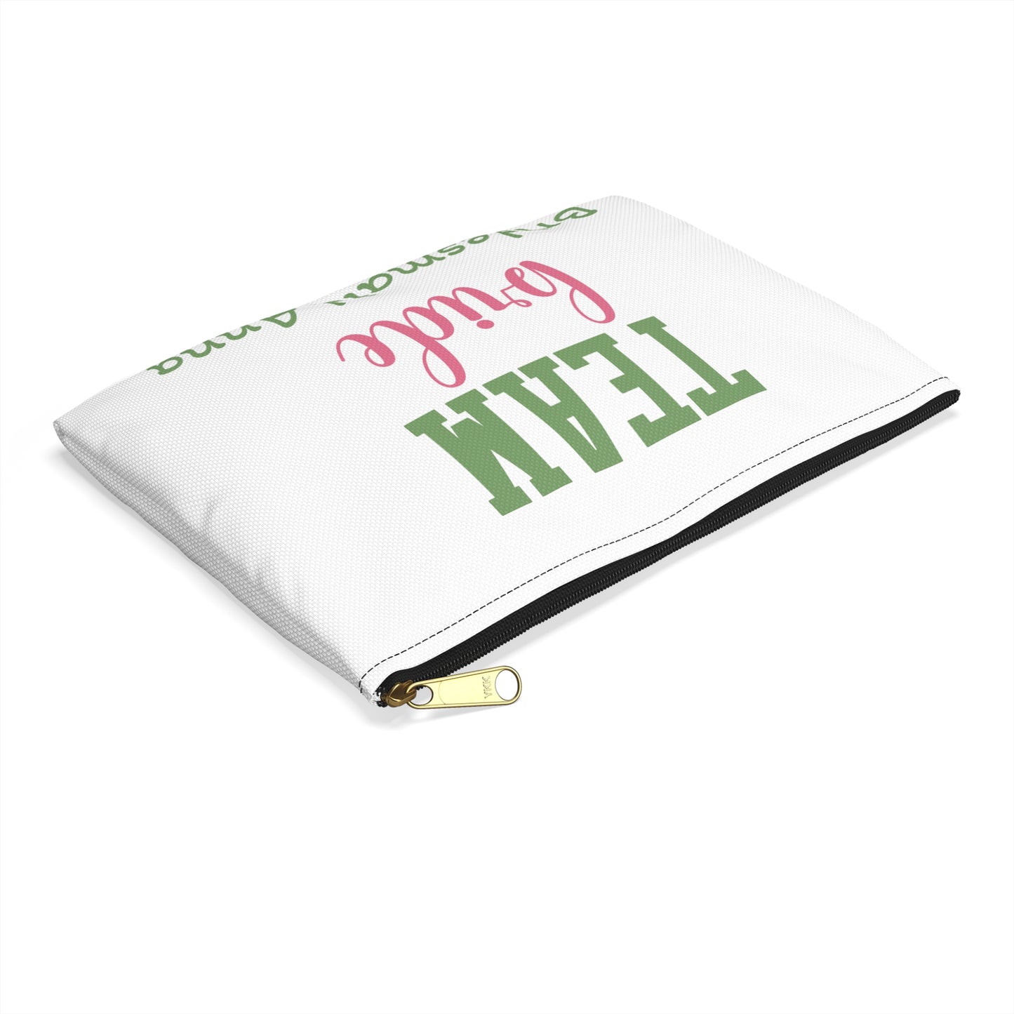 Team Bride Accessory Pouch — Personalized Bridesmaid Anna Makeup Bag
