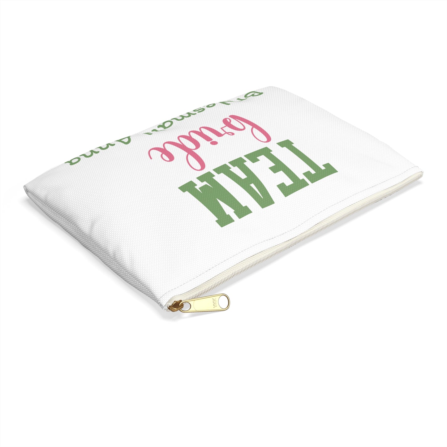 Team Bride Accessory Pouch — Personalized Bridesmaid Anna Makeup Bag